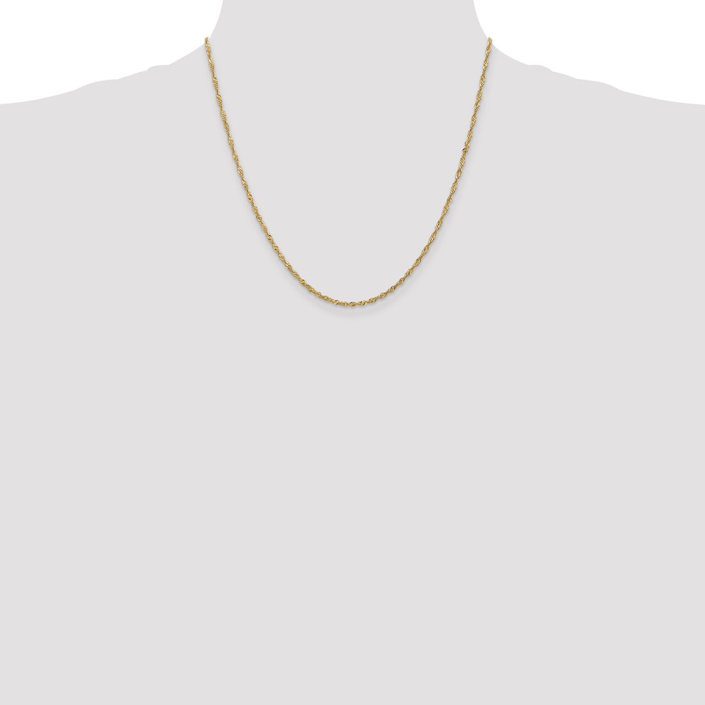 14K 1.6mm Singapore Chain - 3