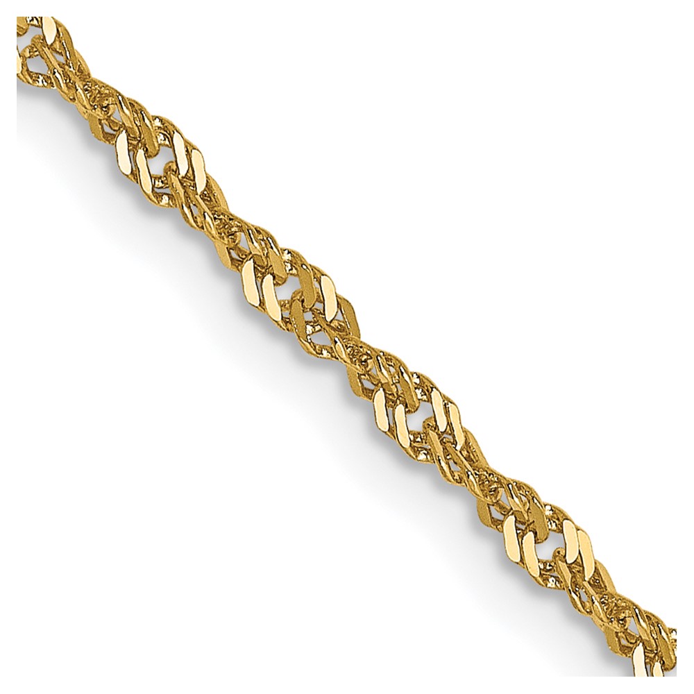 14K 1.6mm Singapore Chain - 0