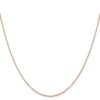 14K Rose Gold 1.1mm Flat Cable Chain - 1