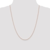 14K Rose Gold 1.1mm Flat Cable Chain - 3