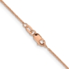 14K Rose Gold 1.1mm Flat Cable Chain - 2