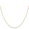 14K 1mm D/C Open Long Link Cable Chain - 1