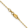14K 1mm D/C Open Long Link Cable Chain - 2