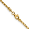 14K 2.1mm D/C Open Franco Chain - 2