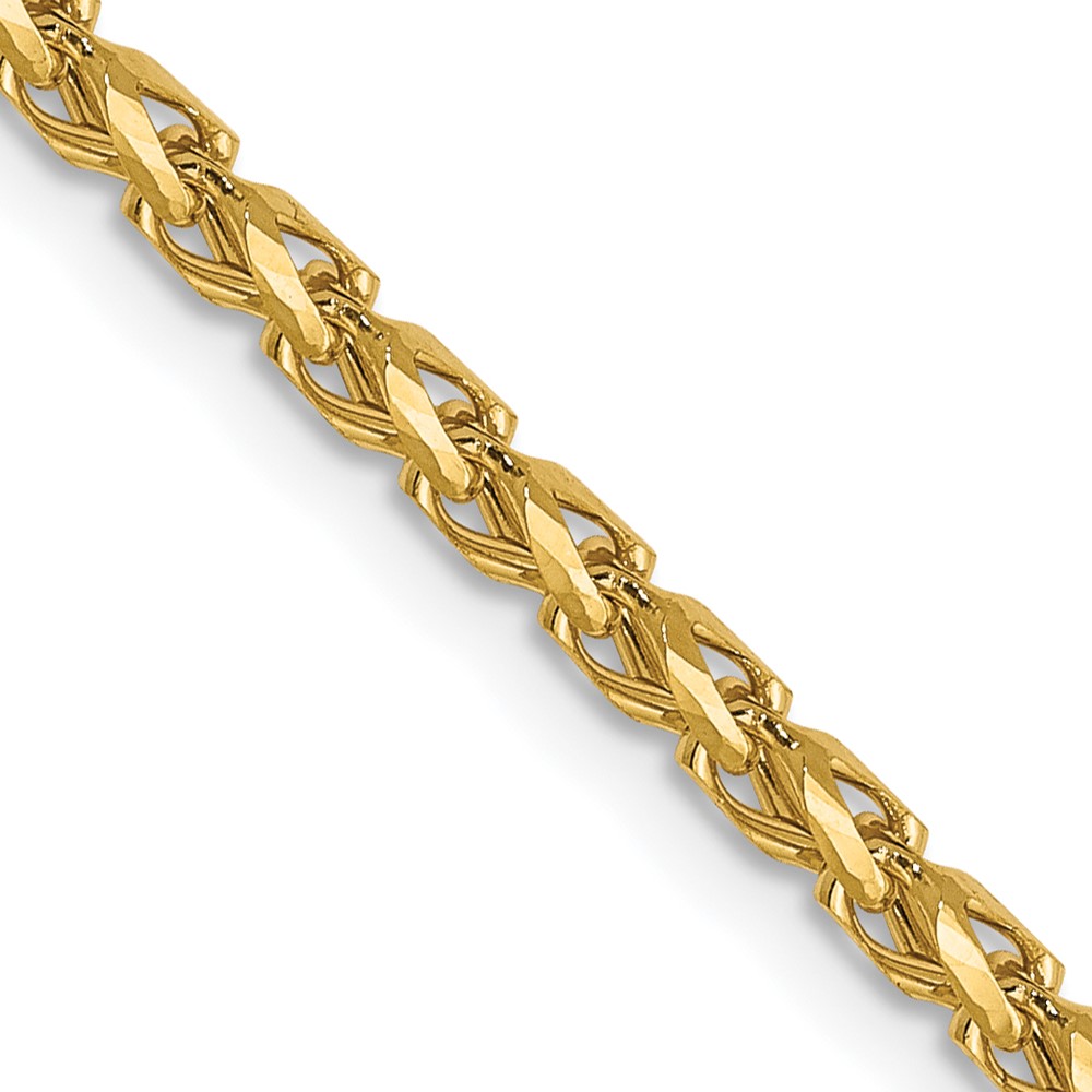 14K 2.1mm D/C Open Franco Chain - 0