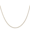14K .9mm Round Cable Chain - 1