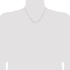 14K White Gold 1.05mm D/C Cable Chain - 3