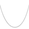 14K White Gold 1.05mm D/C Cable Chain - 1
