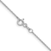 14K White Gold 1.05mm D/C Cable Chain - 2