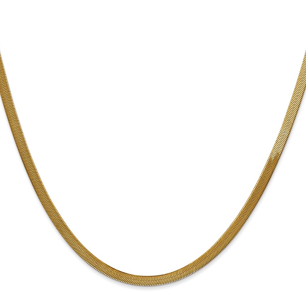 14k 3mm Silky Herringbone Chain - 1 14k 3mm Silky Herringbone Chain - 1
