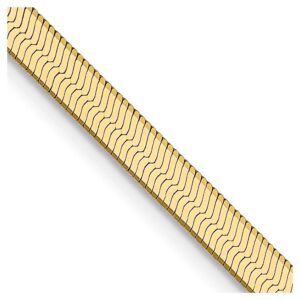 14k 3mm Silky Herringbone Chain - 0