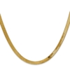 14k 4mm Silky Herringbone Chain - 1