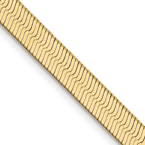 14k 4mm Silky Herringbone Chain - 0