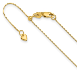 10K Adjustable .55mm Baby Box Chain - 0