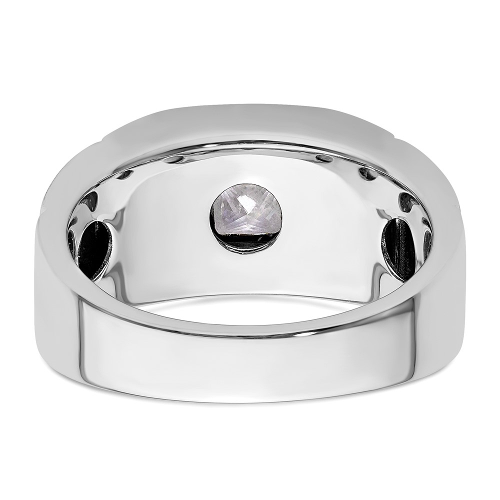 IBGoodman 14k White Gold 1 carat Lab Grown Diamond VS/SI+ G+ Complete Men's Ring - 4 IBGoodman 14k White Gold 1 carat Lab Grown Diamond VS/SI+ G+ Complete Men's Ring - 4