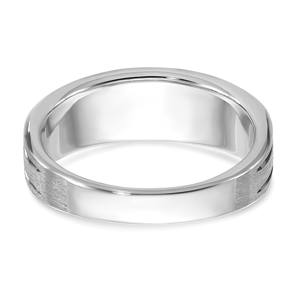 IBGoodman 14k White Gold 1/15 carat Lab Grown Diamond VS/SI+ G+ and Lab Created Blue Sapphire Complete Men's Ring - 5 IBGoodman 14k White Gold 1/15 carat Lab Grown Diamond VS/SI+ G+ and Lab Created Blue Sapphire Complete Men's Ring - 5
