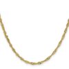 14K 20 inch 2.75mm Lightweight Singapore with Lobster Clasp Chain - 1