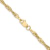 14K 20 inch 2.75mm Lightweight Singapore with Lobster Clasp Chain - 2