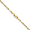 14k 2.2mm Semi-Solid Beveled Paperclip Chain - 2