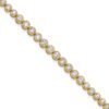 14k 3 carat Lab Grown Diamond VS/SI+ G+ Complete Round Bezel Set 7 inch Tennis Bracelet - 0