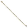 14k 10 carat Lab Grown Diamond VS/SI+ G+ Complete Emerald and Round Tennis Bracelet - 1