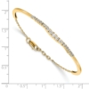 14k 3/4 carat Lab Grown Diamond VS/SI+ G+ Complete Graduated Bangle Bracelet - 3