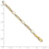 10k Fancy Diamond and Opal Bracelet - 2 10k Fancy Diamond and Opal Bracelet - 2