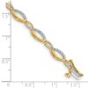 10k Diamond Bracelet - 2