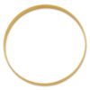 14k 8mm Solid Polished Half-Round Slip-On Round Bangle Bracelet - 1
