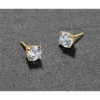 14k 2 1/2 carat Certified Lab Grown Diamond VS+ F+ Round Complete Four Prong Heavyweight Stud Earrings - 6 14k 2 1/2 carat Certified Lab Grown Diamond VS+ F+ Round Complete Four Prong Heavyweight Stud Earrings - 6