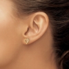 14k Diamond Heart Earrings - 2 14k Diamond Heart Earrings - 2