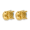 14k 3 carat Lab Grown Diamond VS/SI+ G+ Complete Oval Four Prong Stud Earrings - 3 14k 3 carat Lab Grown Diamond VS/SI+ G+ Complete Oval Four Prong Stud Earrings - 3