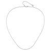 Sterling Silver RH-plated Adjustable .85mm Box Chain - 3