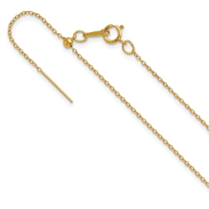 1/20 14K Gold Filled 1.15mm Adjustable Add-A-Bead Cable 18.5in Chain - 0