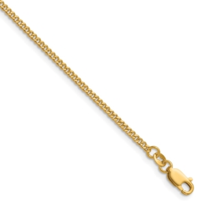 1/20 14K Gold Filled 2.0mm Curb with Lobster Clasp 16in Chain - 0
