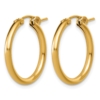 1/20 14K Gold Filled 2.30 x 22mm Eurowire Hoop Earrings - 1 1/20 14K Gold Filled 2.30 x 22mm Eurowire Hoop Earrings - 1