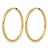 1/20 14K Gold Filled 1.25 x 24mm Endless Hoop Earrings - 1