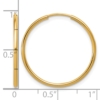1/20 14K Gold Filled 1.25 x 24mm Endless Hoop Earrings - 2