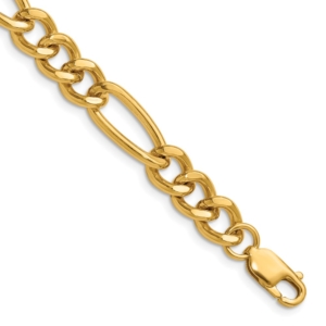1/20 14K Gold Filled 7.75mm Figaro with Lobster Clasp 20in Chain - 0