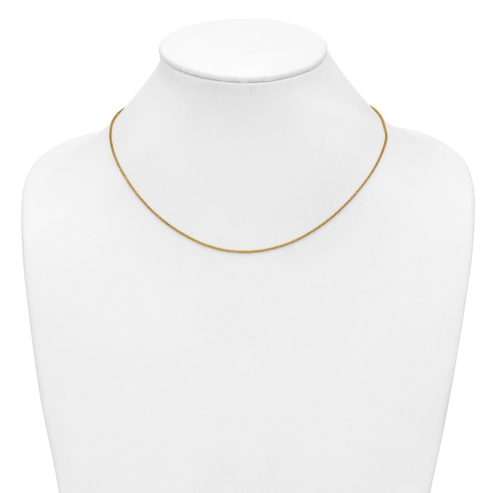 1/20 14K Gold Filled 1.20mm Rnd Venetian Box w/Lobster Clasp Chain - 2