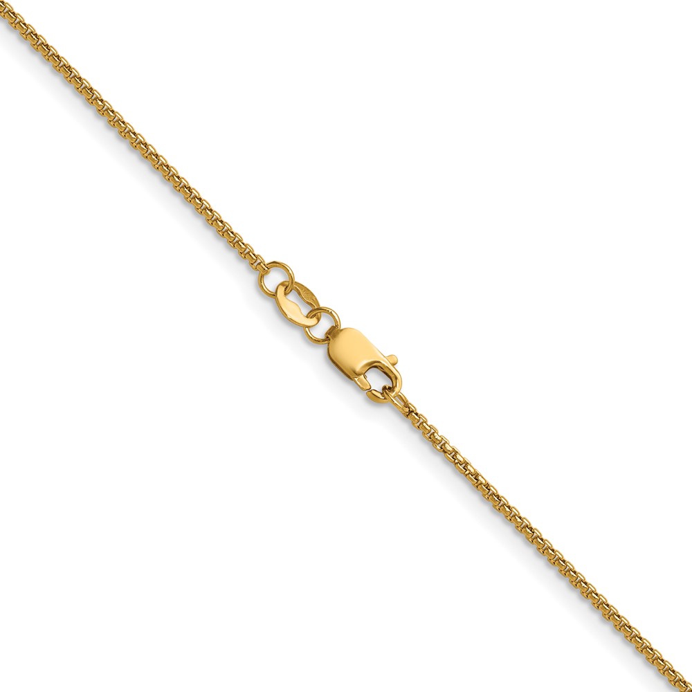1/20 14K Gold Filled 1.20mm Rnd Venetian Box w/Lobster Clasp Chain - 1