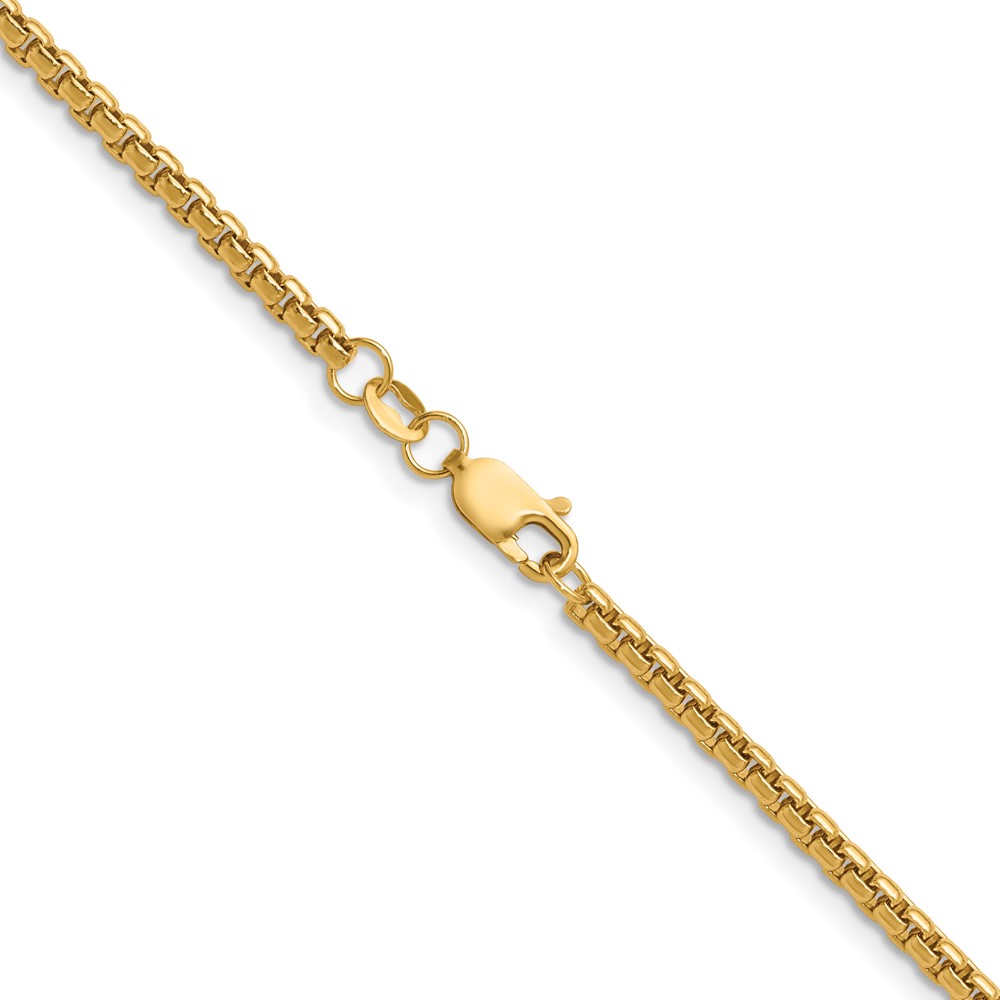 1/20 14K Gold Filled 2.60mm Rnd Venetian Box w/Lobster Clasp Chain - 1 1/20 14K Gold Filled 2.60mm Rnd Venetian Box w/Lobster Clasp Chain - 1