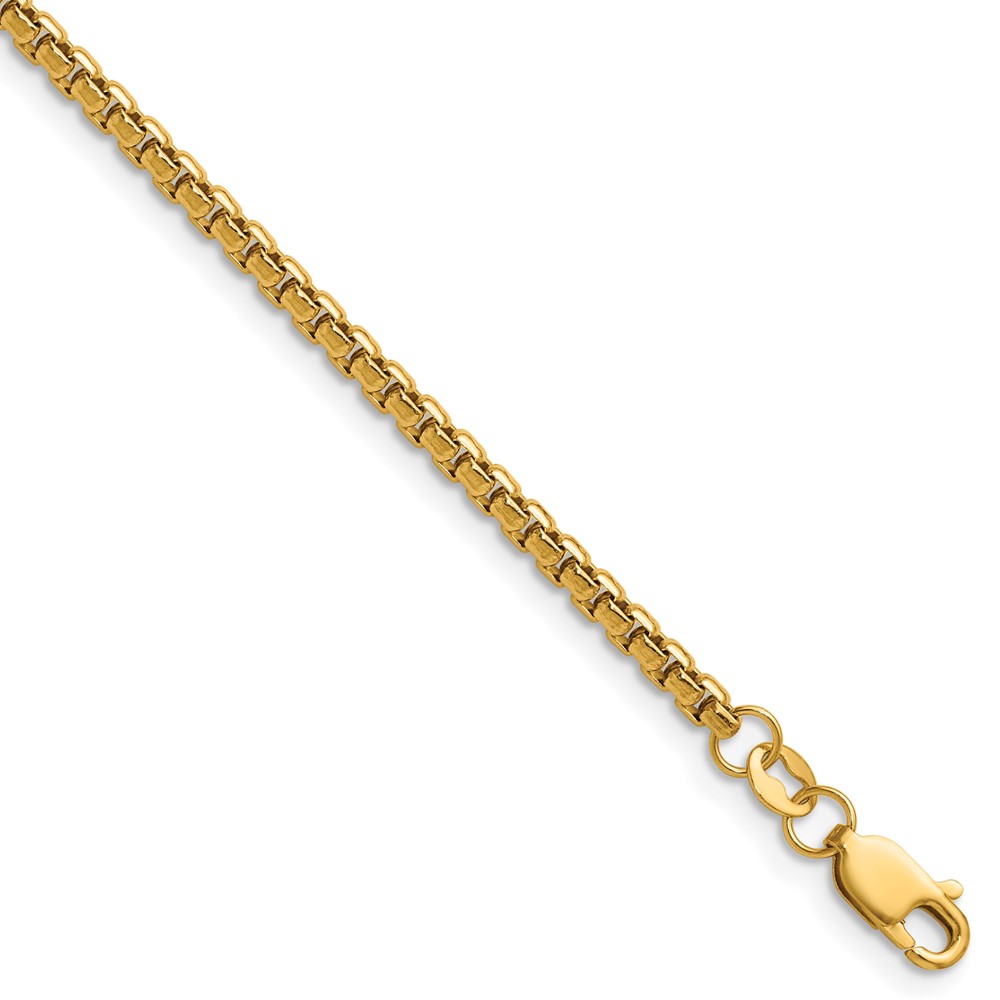 1/20 14K Gold Filled 2.60mm Rnd Venetian Box w/Lobster Clasp Chain - 0 1/20 14K Gold Filled 2.60mm Rnd Venetian Box w/Lobster Clasp Chain - 0