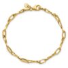 14K Polished Fancy Twisted Link Bracelet - 3