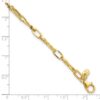 14K Polished Fancy Twisted Link Bracelet - 4