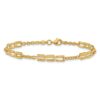 14K Polished Fancy Link Bracelet - 2