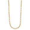 14K Polished Fancy Link Necklace - 0