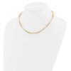 14K Polished Fancy Link Necklace - 2