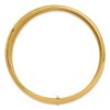 14K Polished and Twisted 7-Layer Slip-on Bangle - 1