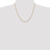 14K 20 inch 1.70mm Singapore with Lobster Clasp Chain - 3